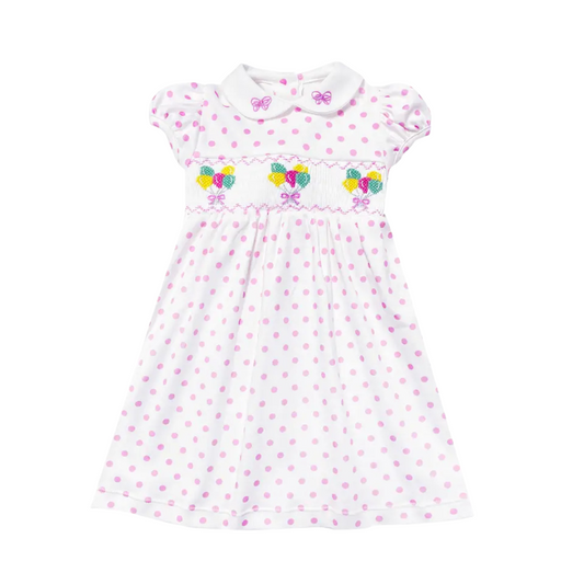 Smocked "Birthday" Dress