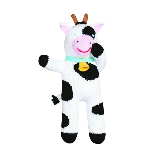 Cowleen the Cow Knit Doll