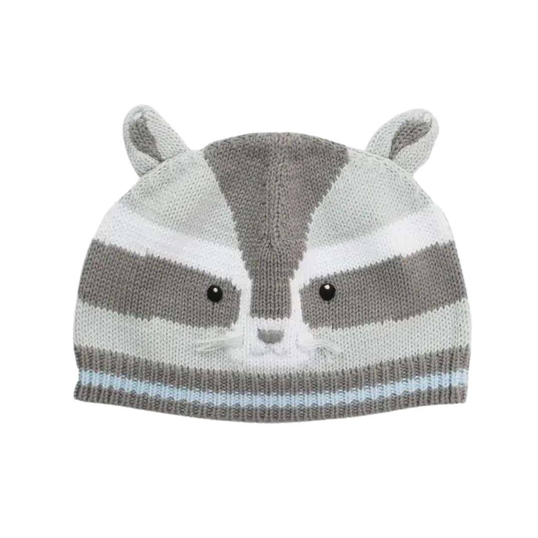 Raccoon Knit Hat