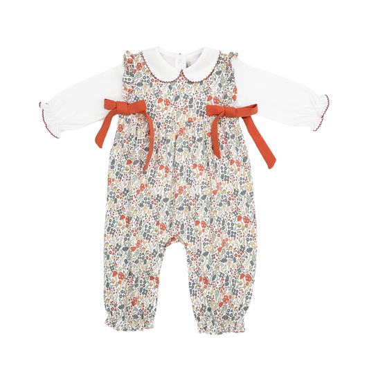 Fall Flowers Romper Set