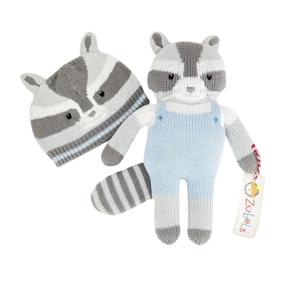 Raccoon Knit Hat