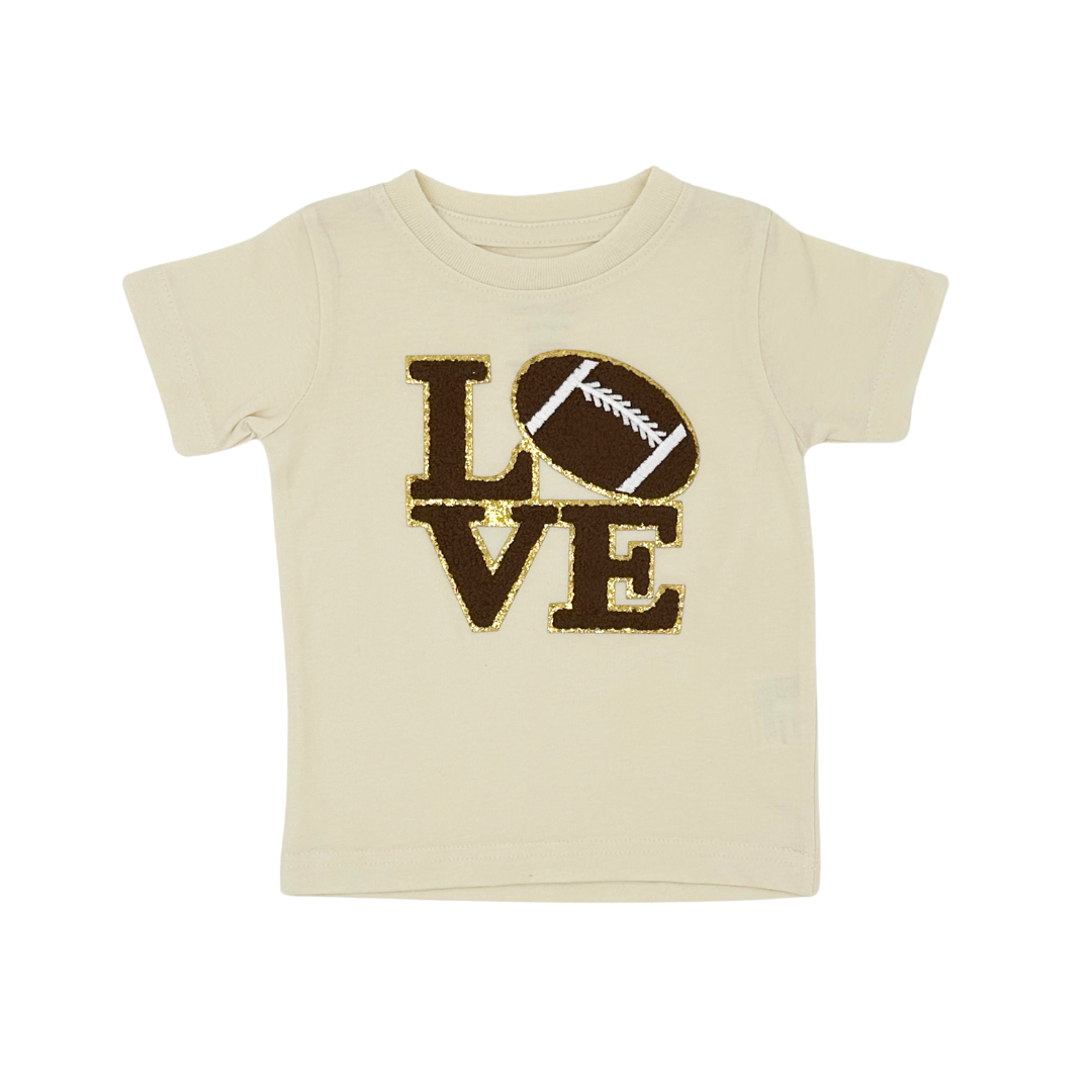 Football Love Patch T-Shirt