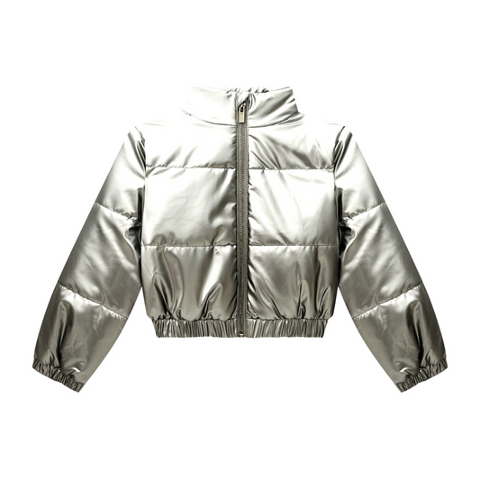 Cropped Silver Jacket