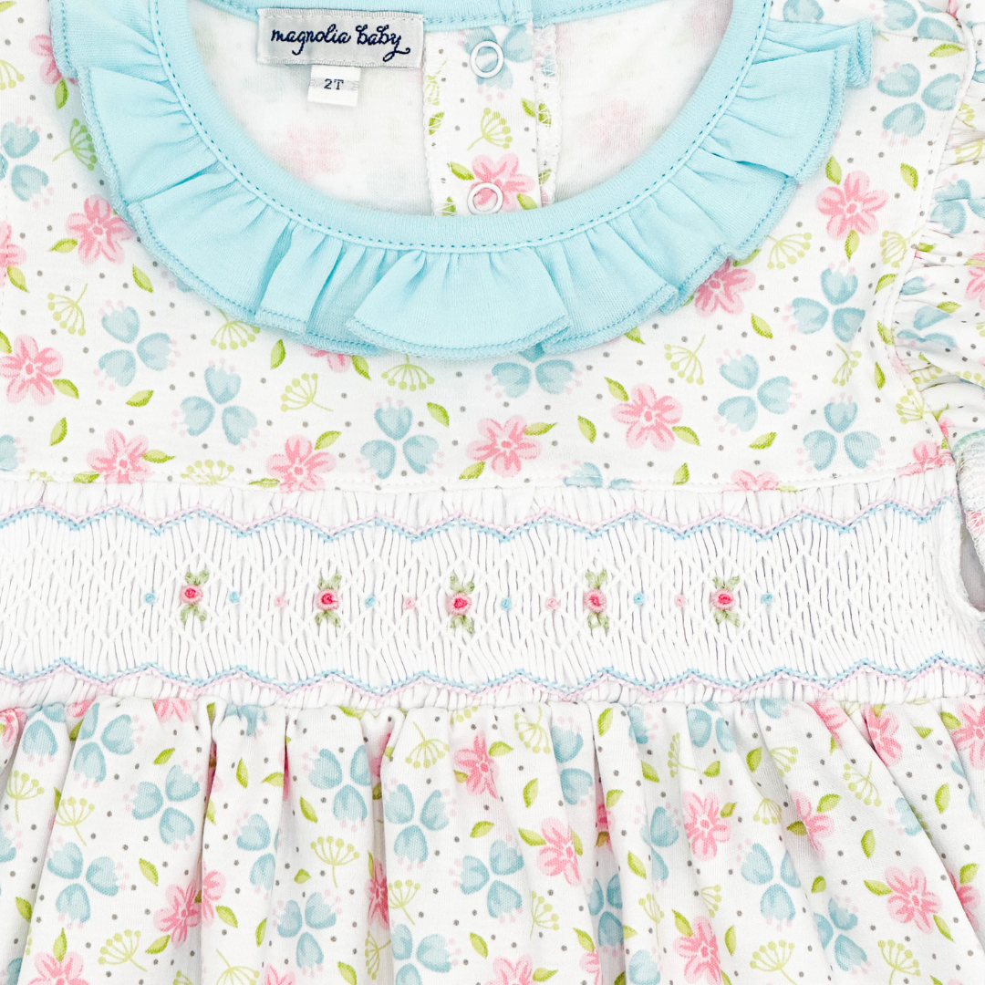 Natalie's Classics Smocked Flutters Toddler Bubble