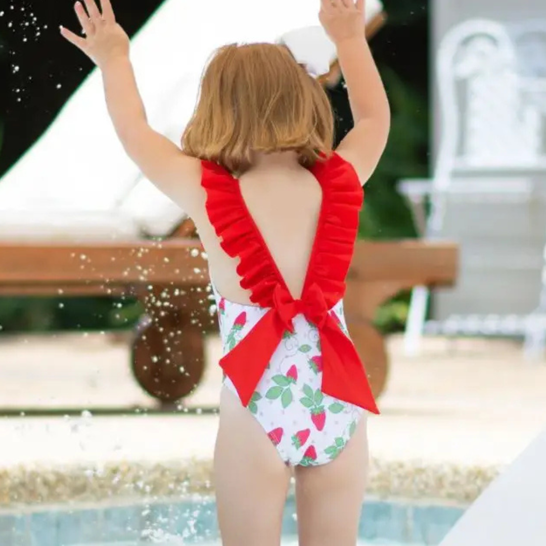 Strawberry Print Swimsuit