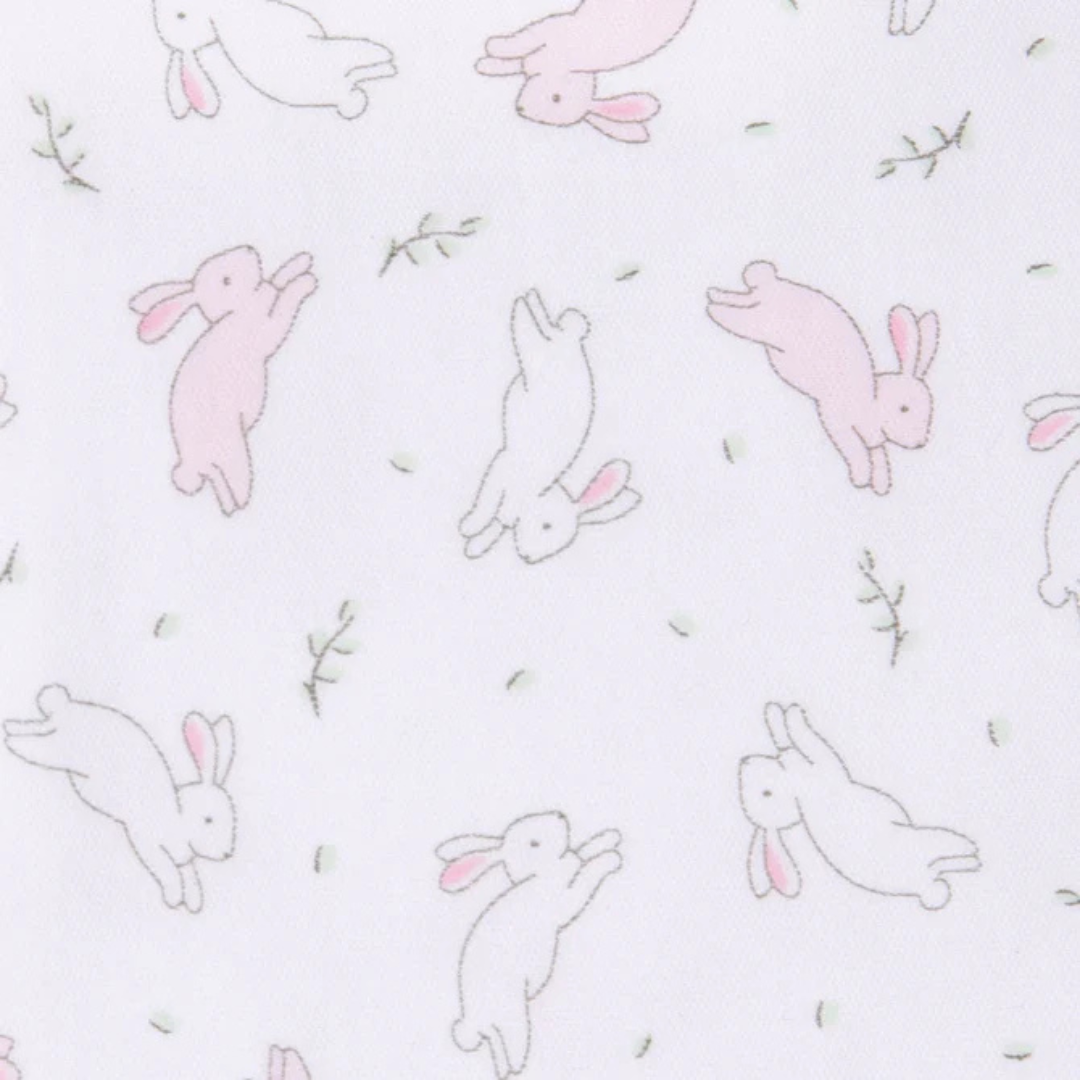 Bunny Hop Long Pajamas - Pink