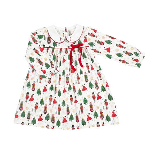 Christmas Nutcracker Print Float Dress