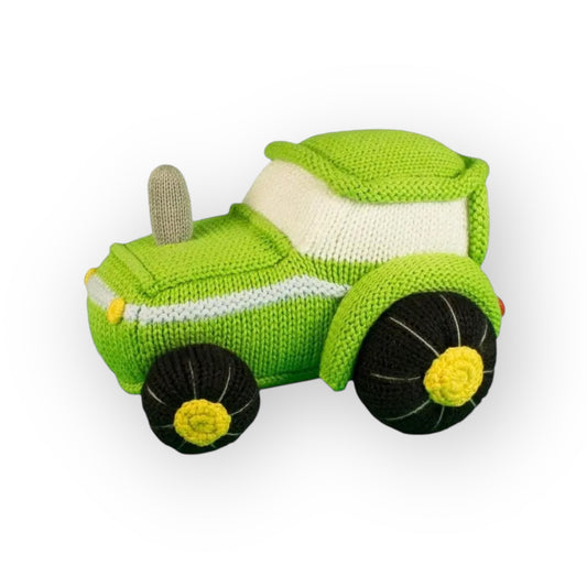 Tobey the Tractor Knit Doll