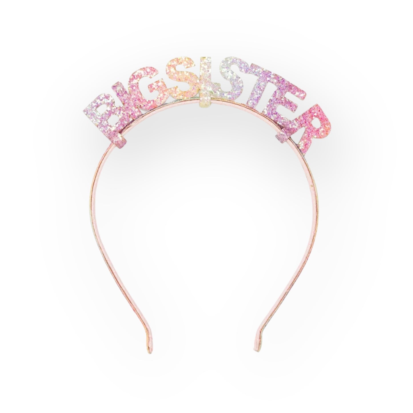 Pastel Rainbow Big Sister Headband