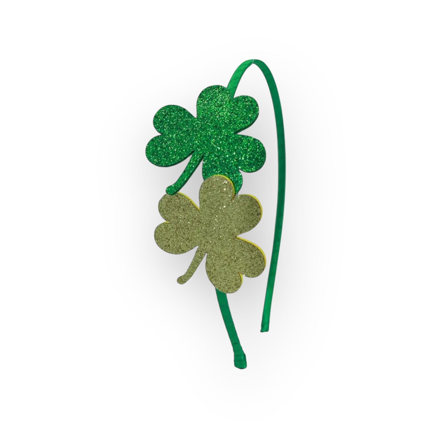 Glitter Shamrock Headband